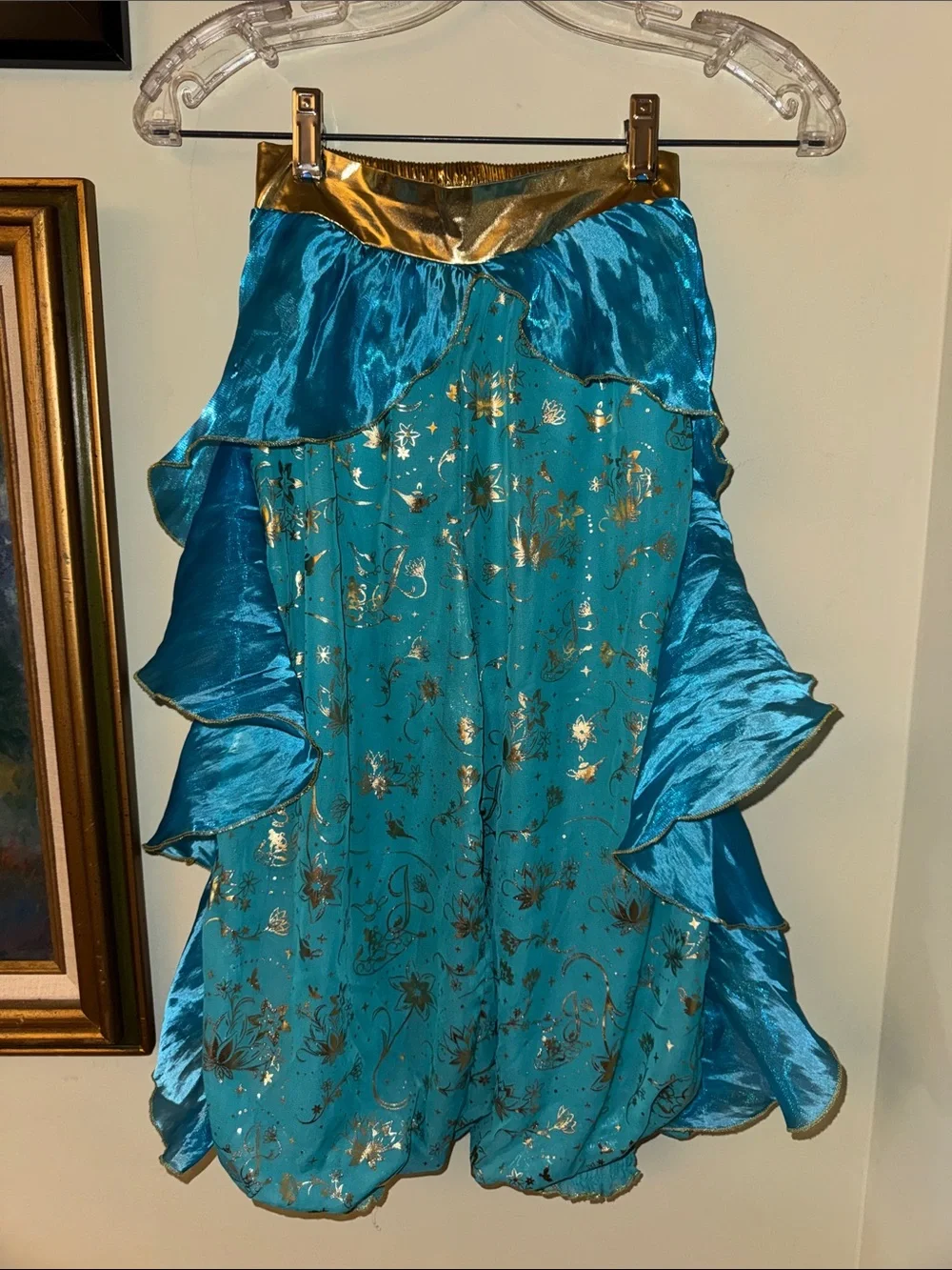 Disney Vintage Arabian Princess Jasmine 2PC Halloween Costume 5/6 Small Years